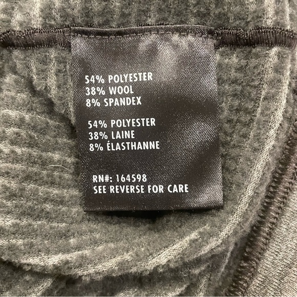 Pnuma Baselayer Quarter Zip Wool Blend Size 2XL - Picture 10 of 11